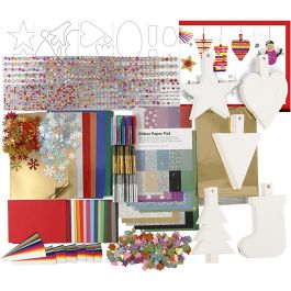 Christmas Decoration Kit, assorted colours, 1 set [HOB-97780]