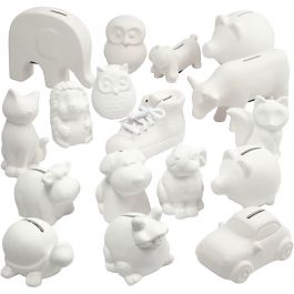 Money Boxes, white, 106 pc/ 1 pack [HOB-99493]
