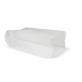 Snack Bags perforated Paper (2 pond) 16x10x31 cm White 45gr (1.100 pcs) [TK-9987489]