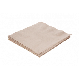 Napkin 2 ply Paper 1/4 Fold 40x40cm kraft (1.500 pcs) [TK-9987613]