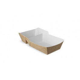 Fries trays A23 (A7+1) kraft/White (400 pcs) [TK-9987898]