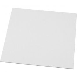 Canvas Panel, white, size 20x20 cm, 280 g, 1 pc [HOB225040]