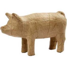  Pig, H: 8 cm, L: 14 cm, 1 pc [HOB-26686]