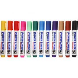 Whiteboard Markers, assorted colours, 12 pc/ 1 pack [HOB28248]
