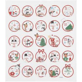 Stickers, polar fun 1-24, 15x16,5 cm, 1 sheet [HOB29186]