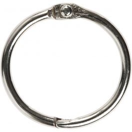 Book Ring, D: 25 mm, thickness 2,7 mm, 10 pc/ 1 pack [HOB51241]