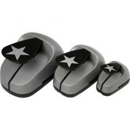 Craft Punch Set, star, size 25+49+75 mm, 3 pc/ 1 pack [HOB11288]