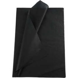 Tissue Paper, black, 50x70 cm, 14 g, 10 sheet/ 1 pack [HOB200889]