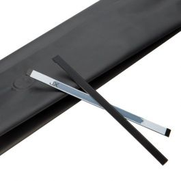 Tin Ties Sticky 14cm Black (100 pieces) [TT5BKD]