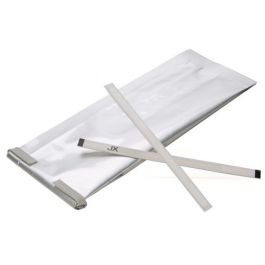 Tin Ties Sticky 14cm Silver (100 pieces) [TT5SLD]