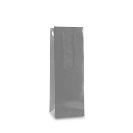 Wine bags 12+10x35cm Silver (100 pcs) [FP-DPK120]