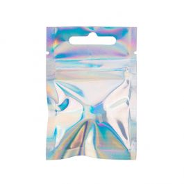Grip Seal Bags Holographic 5,1x5,1cm (25 Pieces) [HZBB9H]