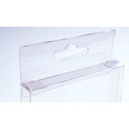 Plastic Gift Boxes 11.4x2.5x14.9cm with Hanger part (25 pieces) [HFB17]