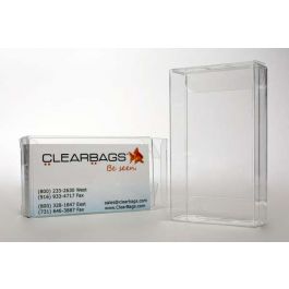 Plastic Gift Boxes 5.4x1.7x9.2cm Crystal Clear (25 pieces) [FB36]