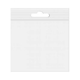 Grip Seal Bags with Euroslot 10x10cm Crystal Clear PP 50 micron (100 pieces) [ZE44]