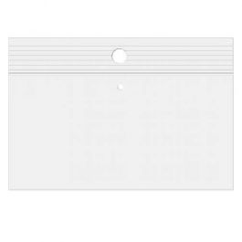 Grip Seal Bags with Hang and Vent-hole 15x10cm Crystal Clear PP 50 micron (100 pieces) [ZR64V]