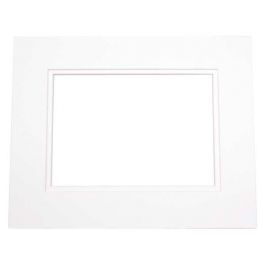 Mount Board Double thick White/White 30.5x40.6cm with 19.4x29.5cm Window (10 pieces) [MD20150]