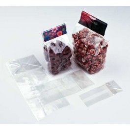 Block Bottom Bags Clear 7x5.1x25.4cm (100 pieces) [FG17]