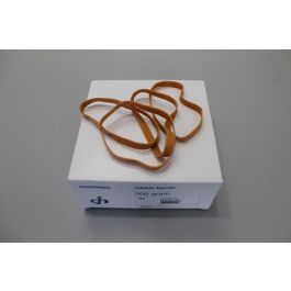 Rubber Bands Brown 125x8 mm (500 gram) [EL5B248]