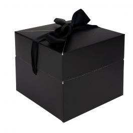 Pop-up boxes 12,5x12,5x10,5cm Black (100 pcs) [FP-POP001]