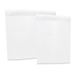 Paper Mailing Bags 30x36+8cm White (250 pcs) [FP-VZP001]
