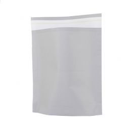 Paper Mailing Bags 30x36+8cm Silver (250 pcs) [FP-VZP015]