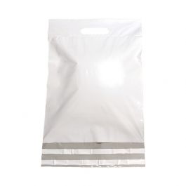 Plastic Mailing Bags 30x40+7cm White (250 pcs) [FP-VZQ028]