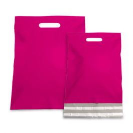 Plastic Mailing Bags 30x40+7cm Fuchsia (250 pcs) [FP-VZQ030]
