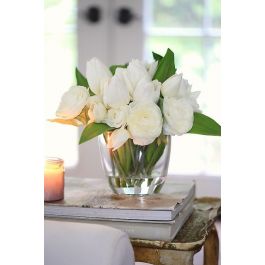 Sleeve with handles for flower vases medium 48x50x14cm bottom (50 pcs) [SL003888A]