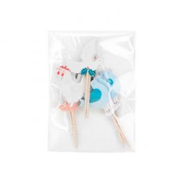 Plastic Bags 8x11cm Transparent Peel and Seal (100 pieces) [B34C]