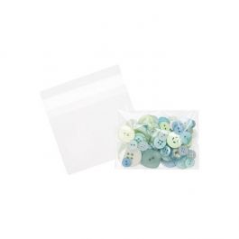 Plastic Bags 9x6.5cm Transparent Peel and Seal (100 pieces) [B3X2T]
