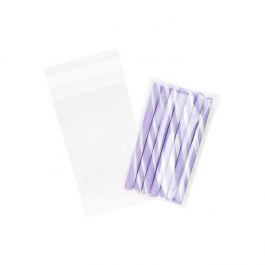 Plastic Bags 8.5x14.5cm Transparent Peel and Seal (100 pieces) [B3X5T]
