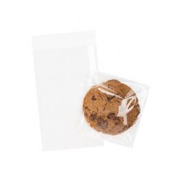 Self Seal Bags 97x141mm, Clear Plastic and Reclosable (100 pcs) [B3X5XL]