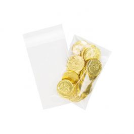 Plastic Bags 9.5x15.5cm Transparent Peel and Seal (100 pieces) [B3X6]