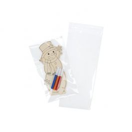 Plastic Bags 11.9x26.4cm Transparent Peel and Seal (100 pieces) [B410M]