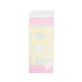 Plastic Bags 10,3x22,9 cm Transparent Peel and Seal (100 pieces) [B49XS]