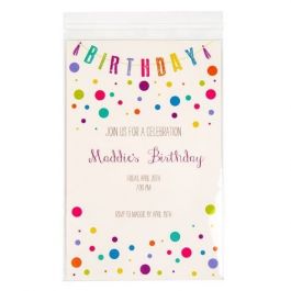 Plastic Bags 14.4x20.8cm Crystal Clear (100 pieces) [B5H8]