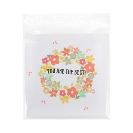 Plastic Bags 15x15cm Transparent Peel and Seal (100 pieces) [B5X5XL]