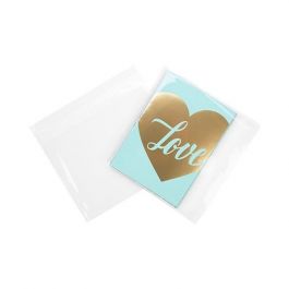 Plastic Bags 20x14.6cm Transparent Peel and Seal (100 pieces) [B5XL]