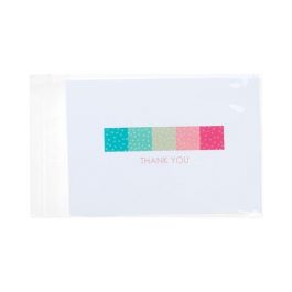Plastic Bags 12.7x16.7cm Transparent Peel and Seal (100 pieces) [B65W]