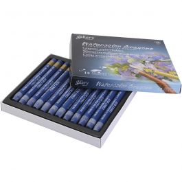 Watercolor Crayons, cobalt blue (338), 12 pc/ 1 pack [HOB-427353]