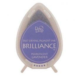 Ink Pads Brilliance Dew drops Pearlescent Lavender (1 pc) [BD-000-037]