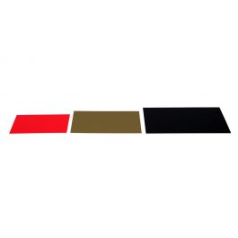 Bottom cardboard for block bottom bags 21+9x36cm gold/silver (50 pieces) [DV-D299565]