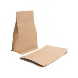 Blockbottom Coffee Bag Kraft 12,7x7,9x20,3cm (50 Pieces) [BBC2K]