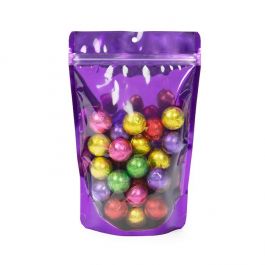 Stand Up Pouches Purple 14,9x8,9x23,2cm With Hanghole (100 Pieces) [ZBGB7VL]
