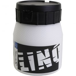 Lino Printing Ink, white, 250 ml/ 1 tub [HOB-647101]