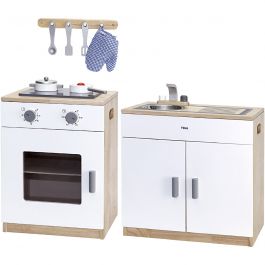 VIGA stove and sink, H: 55 cm, D. 36, W: 40x65 cm, 2 parts/ 1 set [HOB-908578]