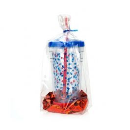 Block Bottom Bags ECO-friendly 10.2x7.6x25.4cm Premium with side gusset (100 pieces) [CFBG5]