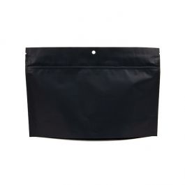 Child Resistant Pouch Bags Matte Black 22,9x6,2x15,2cm (100 Pieces) [CRP96MB]