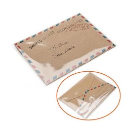 Plastic Bags 11x8cm Transparent Peel and Seal (100 pieces) [B34]